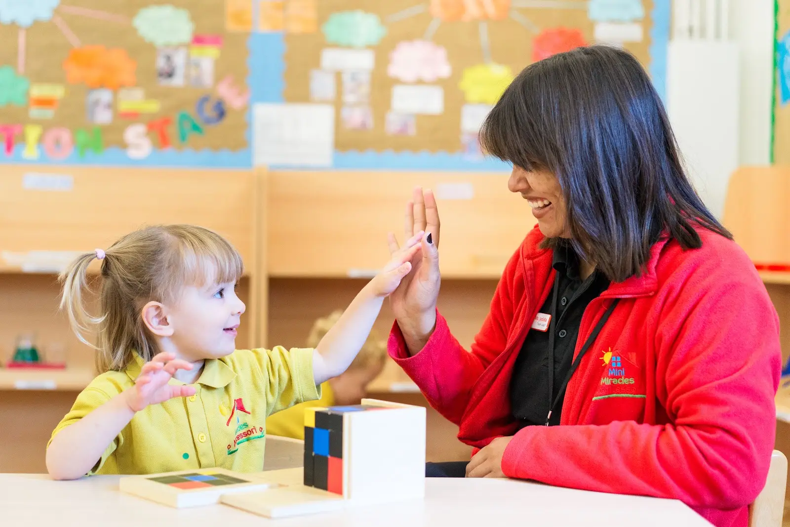 Children at Mini Miracles Montessori, St Faith’s