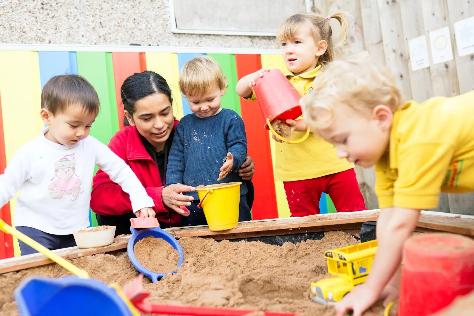 Children at Mini Miracles Montessori, St Faith’s