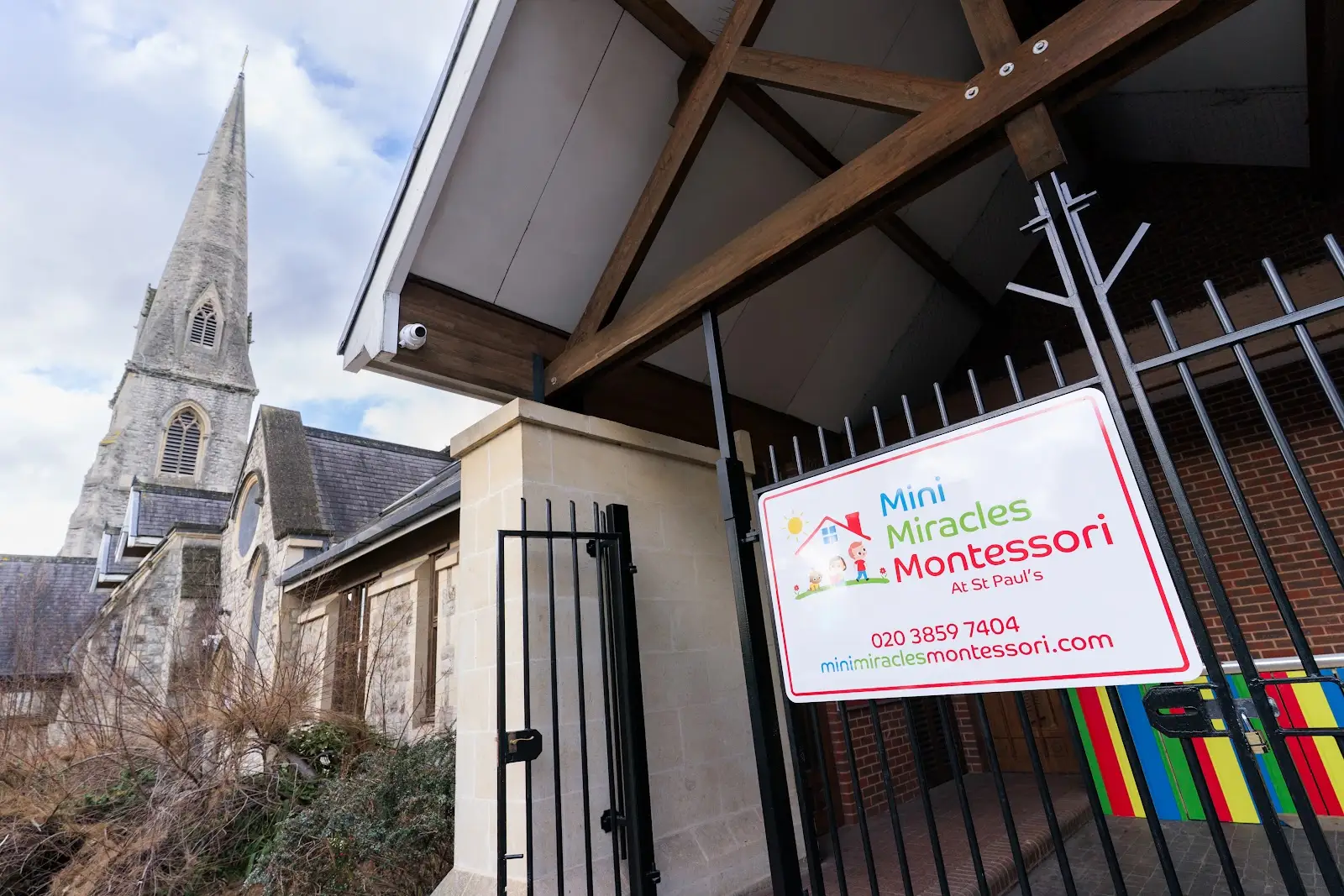 Mini Miracles Montessori at St Paul’s – front of the nursery