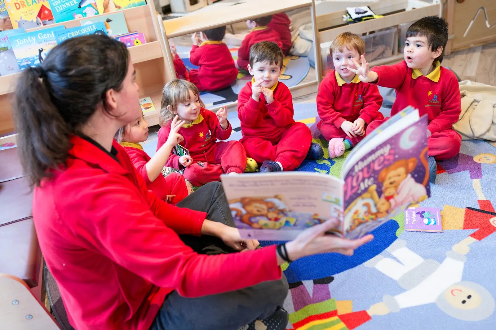 Children at Mini Miracles Montessori, St Paul’s